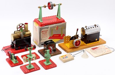 Lot 100 - A collection of workshop miniature steam items...