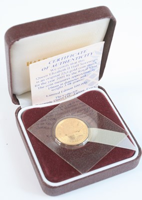 Lot 2259 - Great Britain, 2001 gold half sovereign,...