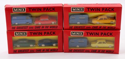 Lot 484 - Triang Minix Twin Pack Group, 4 boxed as...