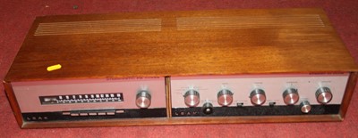 Lot 717 - A Leak Stereofetic FM tuner radio / 30+, w.64.5cm