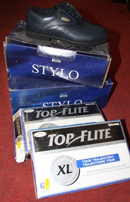 Lot 715 - Two boxes of Spalding Top Flite golf balls and...