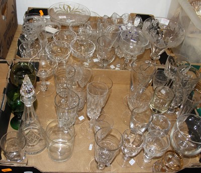 Lot 684 - Two boxes of various drinking glasses to...