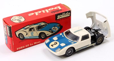 Lot 1509 - Solido No.148 Ford GT Le Mans - white body,...