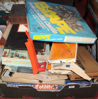 Lot 667 - Two boxes of vintage board games