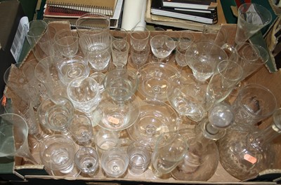 Lot 636 - A collection of glassware to include drinking...