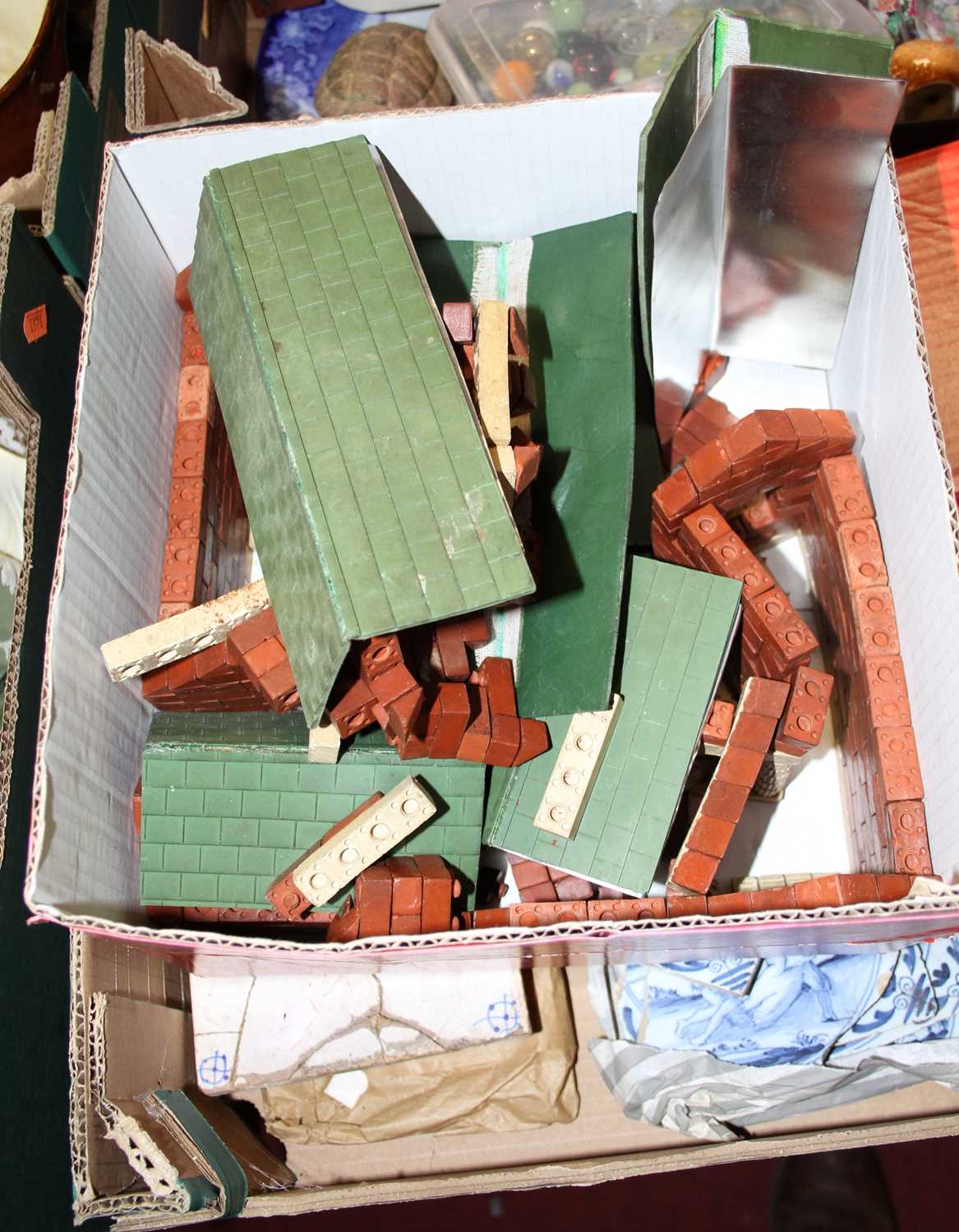 Lot 620 - A set of vintage rubber building blocks