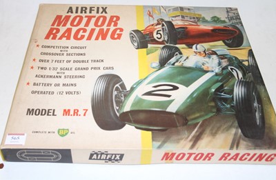 Lot 565 - An Airfix Motor Racing boxed slot car gift set,...
