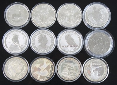 Lot 2433 - World, a collection of mainly silver proof...