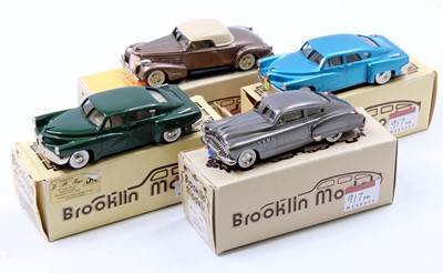 Lot 917 - A Brooklin Models 1/43 scale white metal...