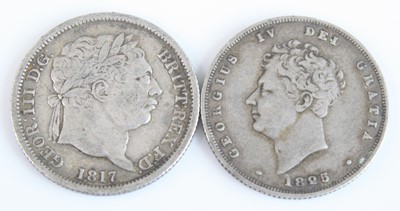 Lot 2197 - Great Britain, 1817 shilling, George III bull...