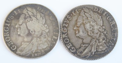 Lot 2200 - Great Britain, 1745 shilling, George II old...