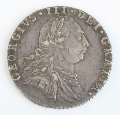 Lot 2201 - Great Britain, 1787 sixpence, George III...