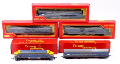 Lot 491 - Triang 00 Gauge Transcontinental Blue and...