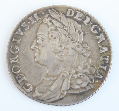 Lot 2245 - Great Britain, 1758 shilling, George II...