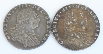 Lot 2246 - Great Britain, 1787 sixpence, George III...