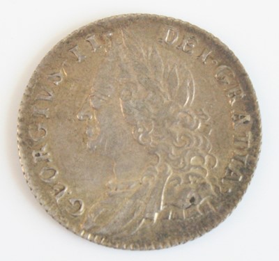 Lot 2247 - Great Britain, 1757 sixpence, George II...