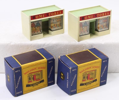 Lot 1433 - A Matchbox series No. 5 accessory pack group,...