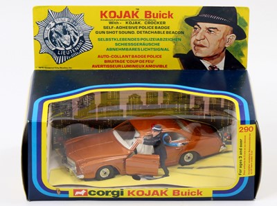 Lot 1188 - A Corgi Toys No. 290 Kojak's Buick comprising...