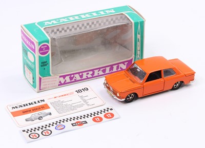 Lot 1507 - Marklin No.1819 BMW 2002 TI, orange body with...