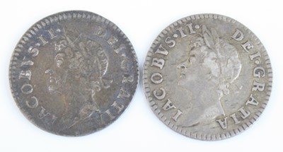 Lot 2228 - England, 1686 fourpence, James II laureate...