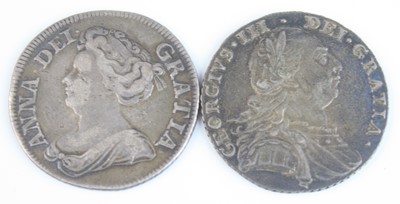 Lot 2249 - Great Britain, 1711 shilling, Queen Anne 4th...