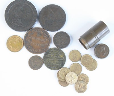 Lot 2382 - World, a small collection of coins, tokens and...