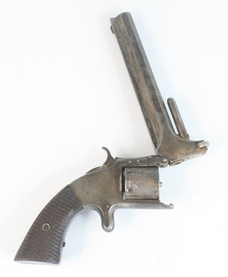 Lot 596 - A 19th century unmarked Smith and Wesson .32...