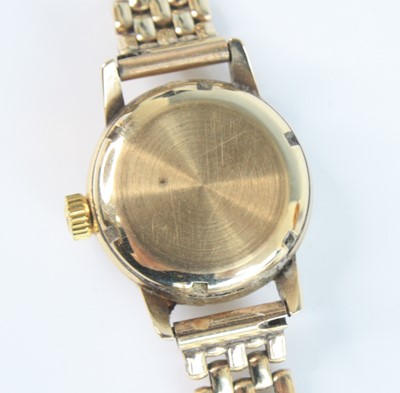 Lot 2567 - A vintage lady’s 9ct gold Omega wristwatch,...