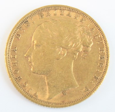 Lot 2298 - Great Britain, 1875 gold full sovereign,...