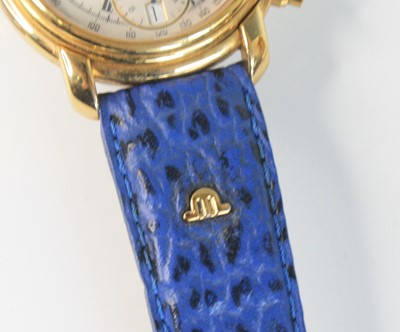 Lot 2588 - A gent's gold plated Maurice Lacroix automatic...