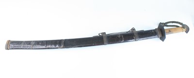 Lot 593 - A Chinese Boxer Rebellion period sword, having...