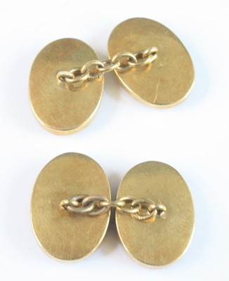 Lot 2593 - A pair of continental yellow metal and enamel...