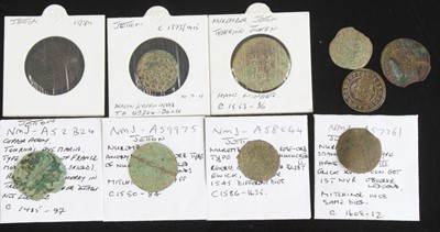 Lot 2147 - A collection of medieval and later jetons,...