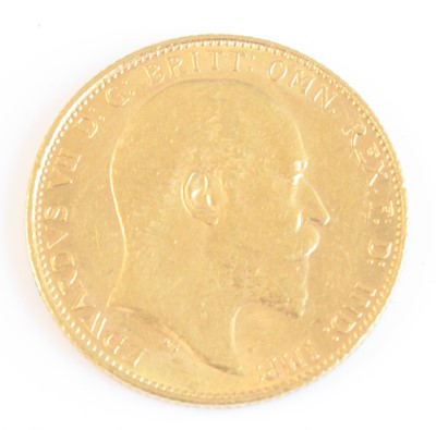 Lot 2270 - Great Britain, 1909 gold full sovereign,...