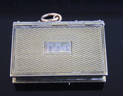 Lot 2099 - A George IV silver vinaigrette, in the form of...