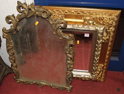 Lot 1147 - A contemporary silvered and gilt floral...