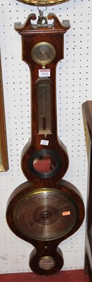 Lot 1161 - An early 19th century mahogany four-dial wheel...