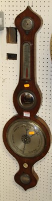 Lot 1170 - An early 19th century rosewood onion topped...