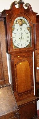 Lot 1203 - An early 19th century oak and mahogany...