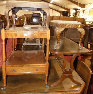 Lot 1363 - Occasional furniture to include; a...