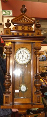 Lot 1364 - An early 20th century walnut Vienna droptrunk...