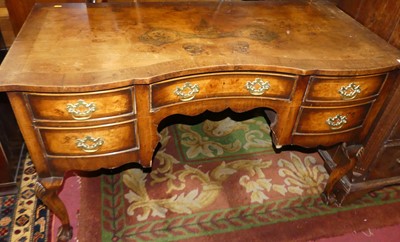 Lot 1374 - An early 20th century figured walnut and...