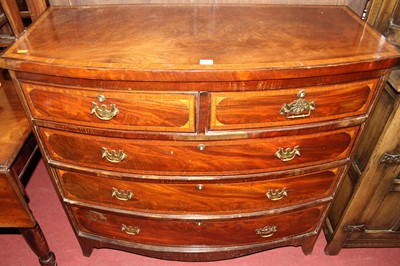 Lot 1311 - A mid-19th century flame mahogany and...