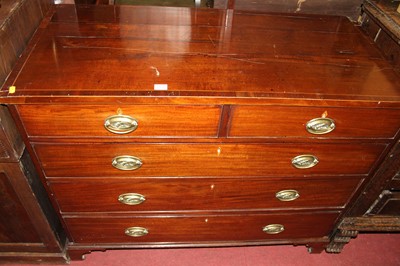 Lot 1421 - A mid-19th century mahogany and rosewood...