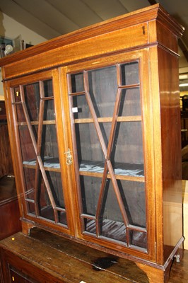 Lot 1440 - An Edwardian mahogany and satinwood inlaid...