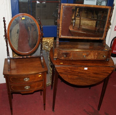 Lot 1443 - An early 19th century mahogany Pembroke table;...
