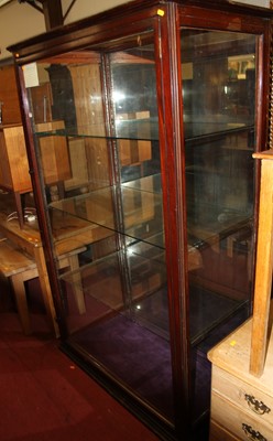 Lot 1452 - A Victorian mahogany freestanding shop display...