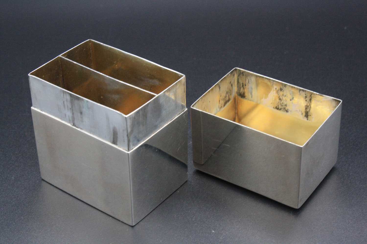 Lot 384 - A late Victorian silver playing card box being...