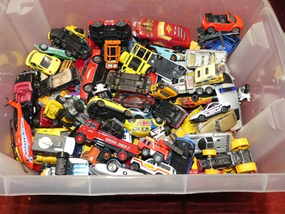 Lot 1534 - One tub of various diecast vehicles to include...