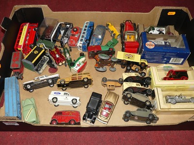 Lot 1538 - A collection of mixed diecast and wooden...